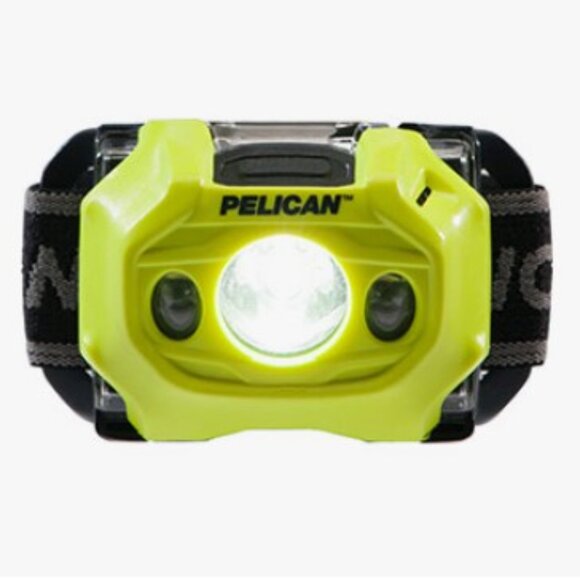 Pelican 2765 Yellow 155 Lumens LED Head Lamp Hands Free Industrial Flashlight - Picture 11 of 14